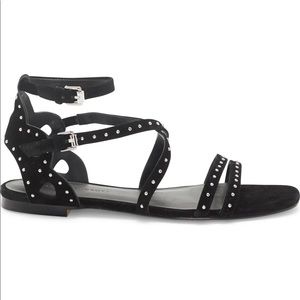 Rebecca Minkoff Black Maira Studded Sandal Size 8
